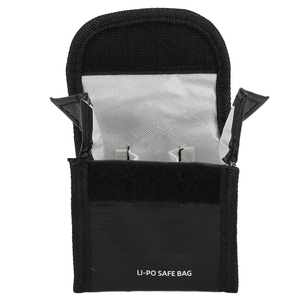 Säker väska för drönarbatterier för NEO Explosionssäker Brandskyddad Li-jonbatterilagring Skyddsfodral Rymmer 3 batterier