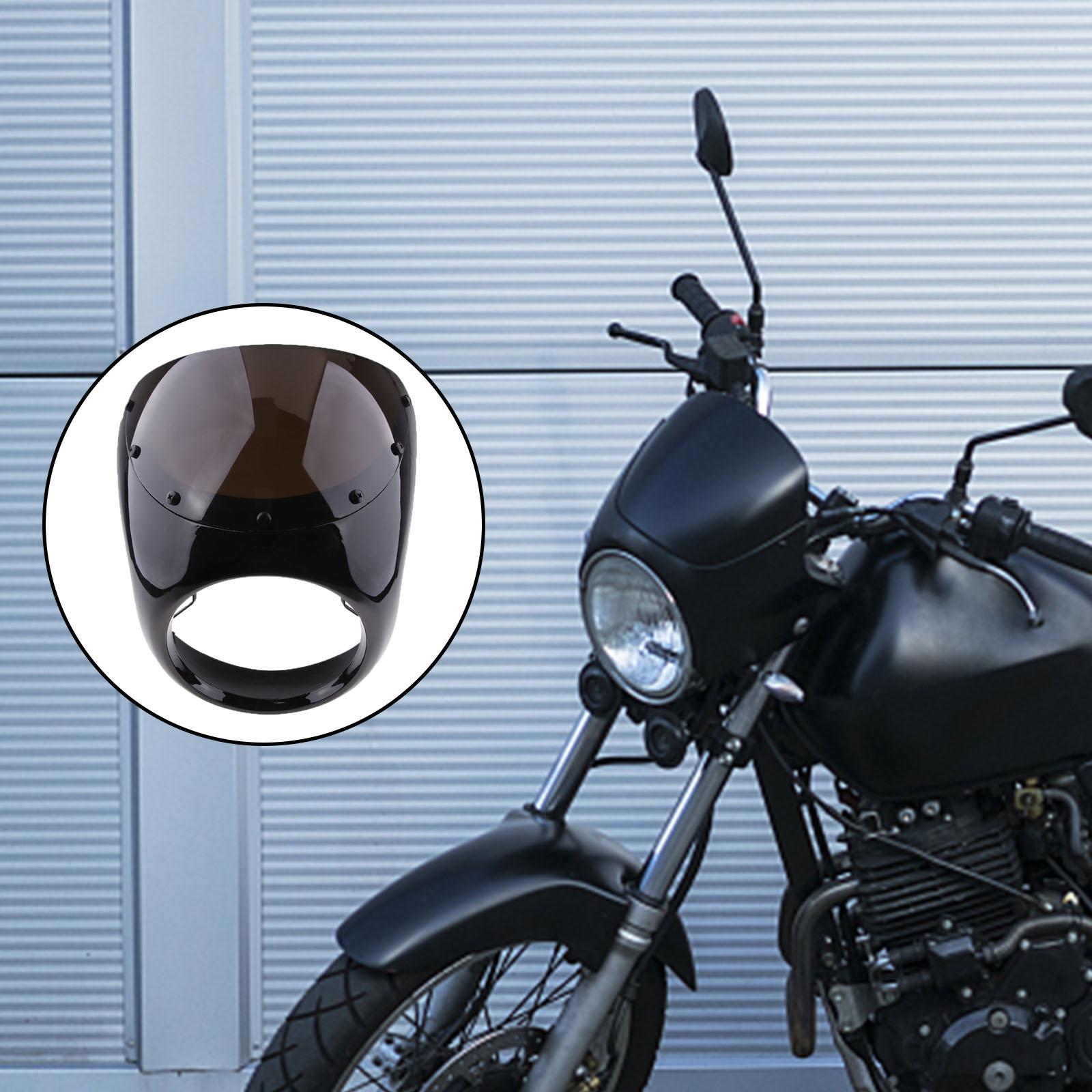 Motorcycle Headlight Fairing Windscreen Plastic Material Windshield Cover for Universal Motorbike Use