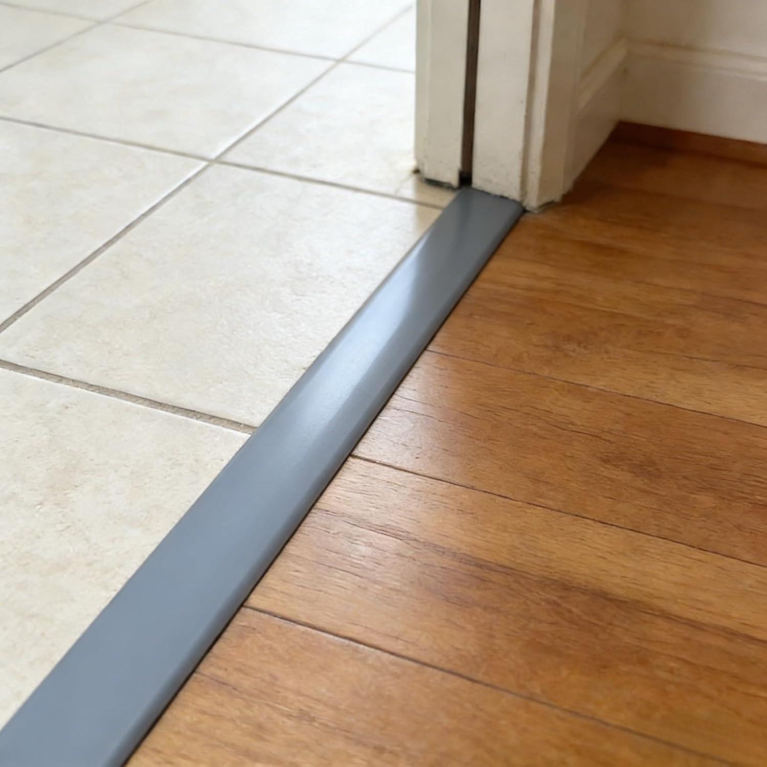

1pc 1m/2m/3metersX5cm Carpet To Tile Floor Transition Strip Self Adhesive T-Molding Threshold Cover Household Divider Strip 1m серый