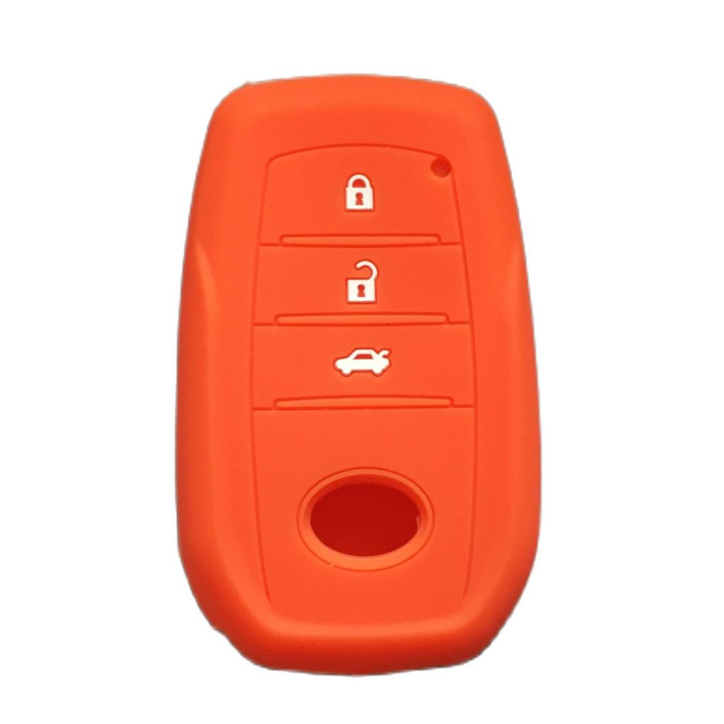 Silicone Car Key Case Cover For Toyota Chr Rav4 Auris Avensis Prius Aygo Camry Corolla Land Cruiser 200 Prado Crown Key