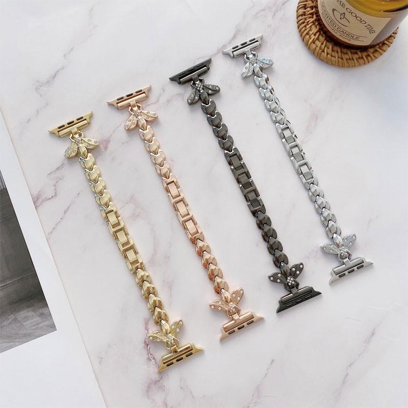 strap for iWatch s10 S9 46mm 42mm 45mm 41mm 49mm metal strap plastic Diamond protective case Apple Watch ultra Series 10 9 8 7 6 5 SE