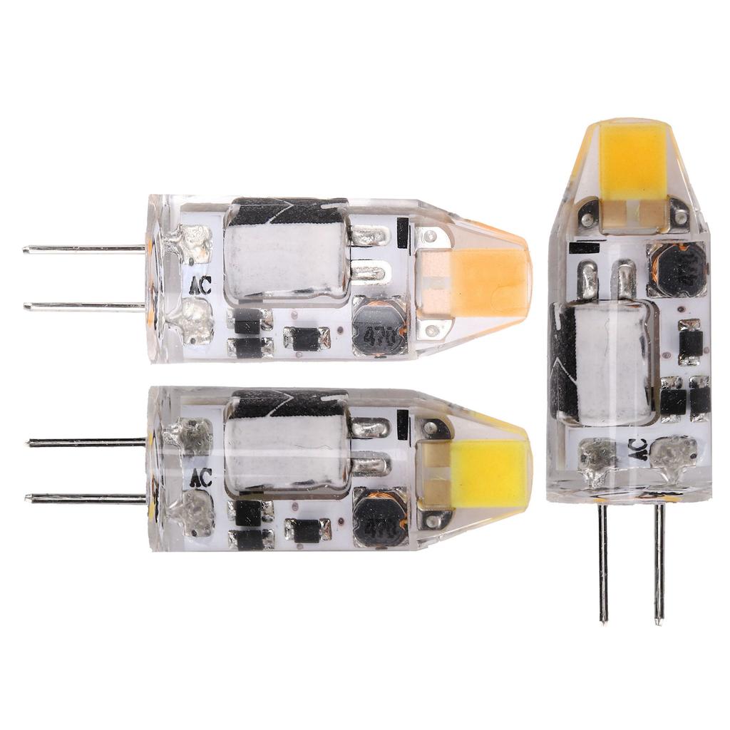 G4 Bulb 2W 300LM Energy Saving AC/ 12V Bi‑Pin Base Bulb for Chandelier for Home for Ceiling Lamp for Kitchen for Living Room