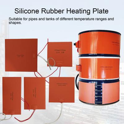 Silicone Rubber Heating Pad Corrosion Resistant Electric Heat Wrap Hot Heating Mat Constant Temperature