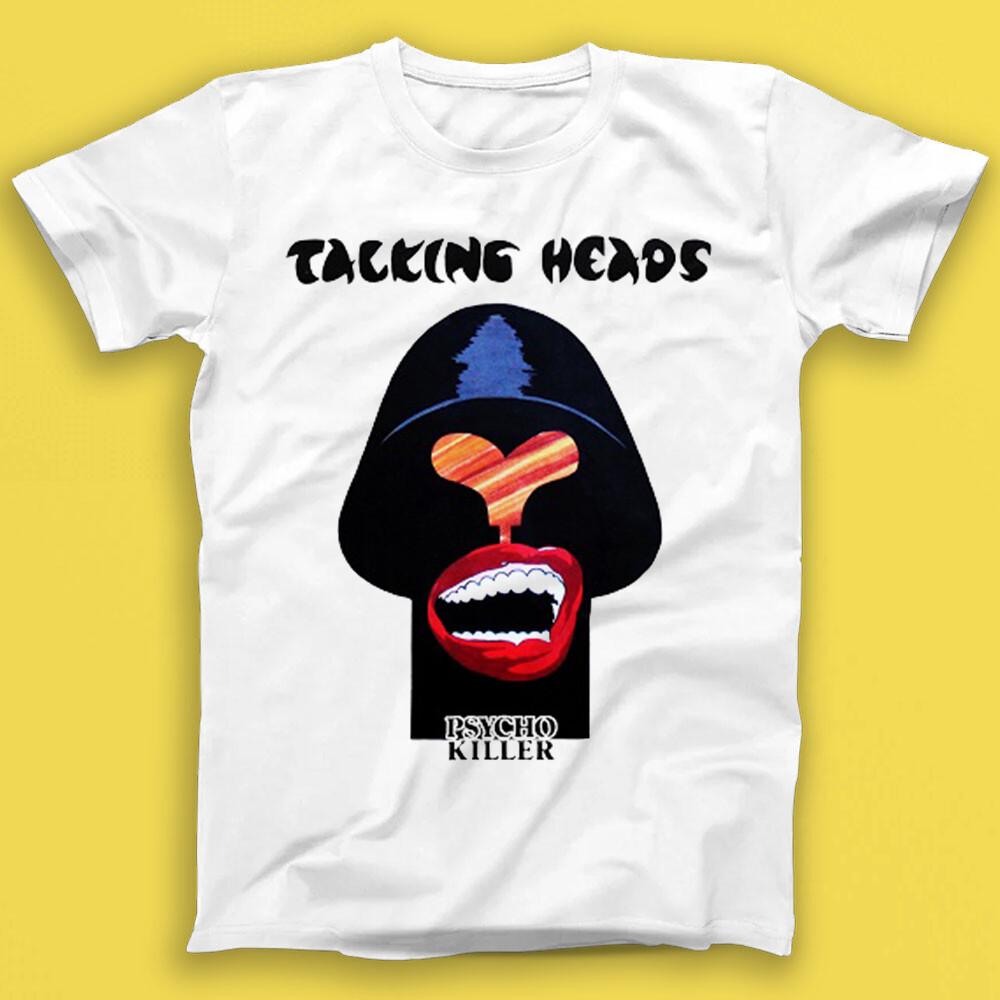 Talking Heads Psycho Killer Французская версия Музыкальная подарочная футболка 1699 L