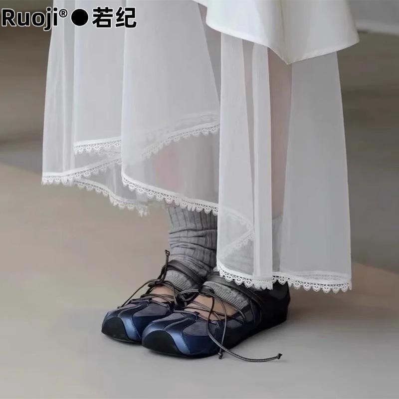 

Бунтарский балетный стиль Мэри Джейн на липучке 3см 2025 лето новинка корейская версия супер популярные кроссовки на плоской подошве для немецких тренировок 40 темно-синий