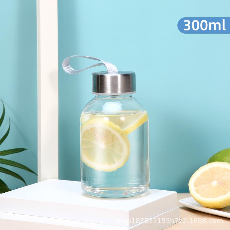 Creative Water Bottle Stainless Steel Lid Plastic Water Cup Outdoor Sports Kettle Travel Cup Student Portable Space Cup