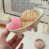 Bathtub Shape Soap Box Interesting Unique Cute Bow Tie Plastics Drain Soap Holder For Home Hotel Bathroom & Kitchen Sink Hand