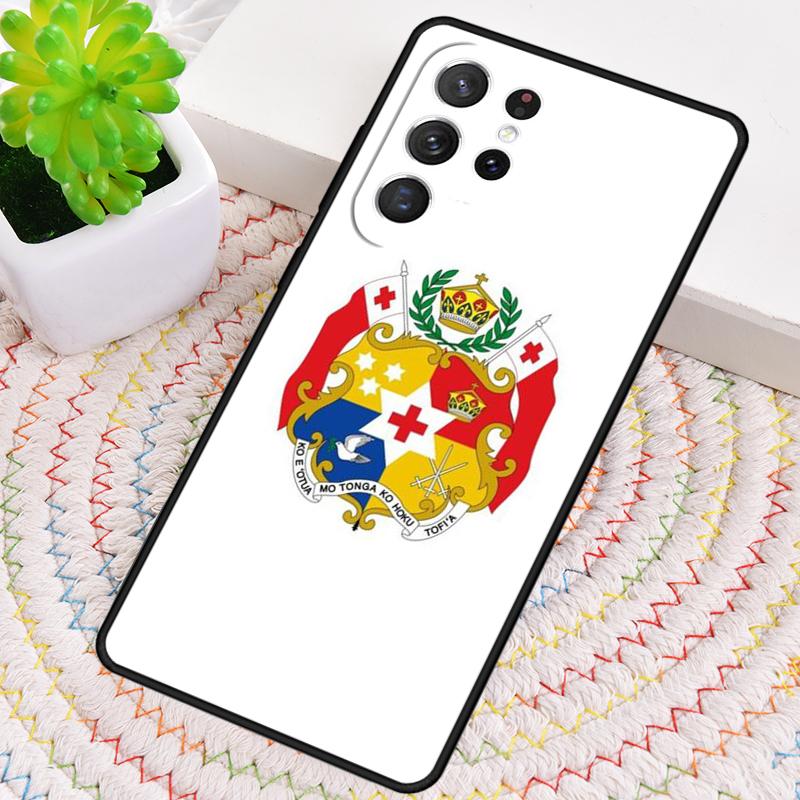 Tongan Coat of Arms Tonga TPU Phone Case For Samsung Galaxy Note 10 Pro S26 S25 S24 S23 S22 Ultra Plus S21 FE S20 Cover