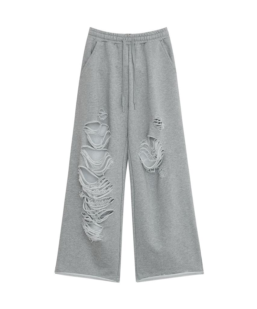 Depeugameoncheu Destroyed Sweat Pants [2Color]