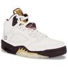 Air Jordan 5 Retro da Donna 'Golden Ticket' (taglie da donna) Terra / Oro Metallico / Vela / Muslin Scarpe da Basket Vintage DD9336 200