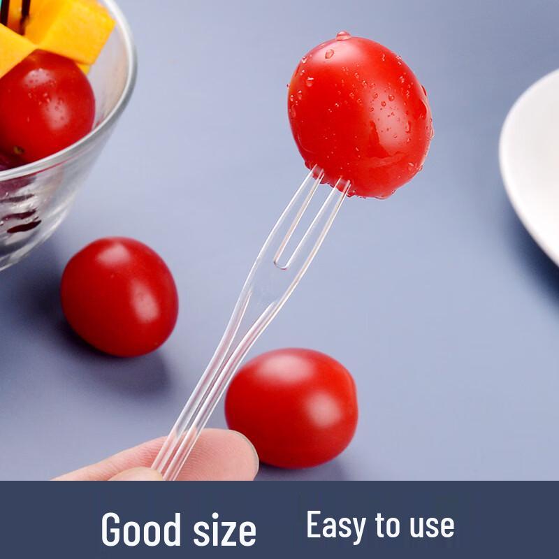 Individually Wrapped Disposable Plastic Fruit Forks