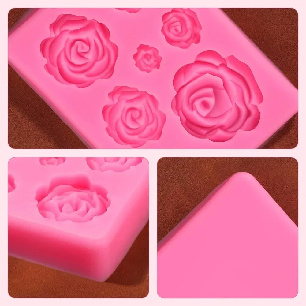 Silikonová forma na okvětní lístky DIY pečení dortů dekorace fondán pudink dort čokoládová forma květiny šperky silikonová forma