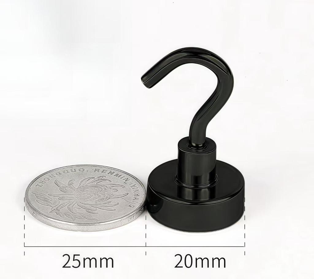 Ganci Magnetici in Neodimio Ferro Boro da 50 Pezzi - Forti, Senza Tracce, Acciaio Inossidabile per Cucina e Frigorifero