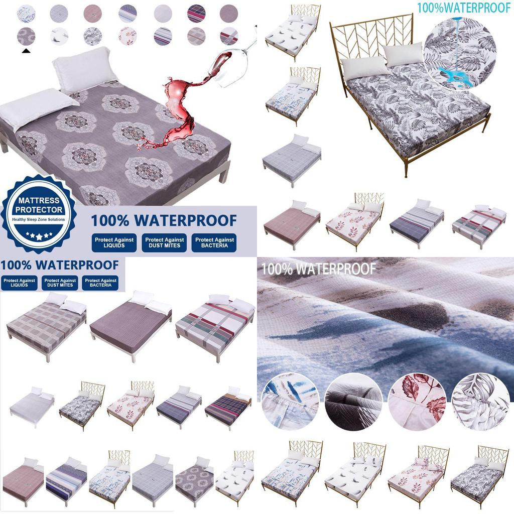 Wasserdichter Matratzenschoner mit weichem Polyester und tiefem Sitz für Komfort**