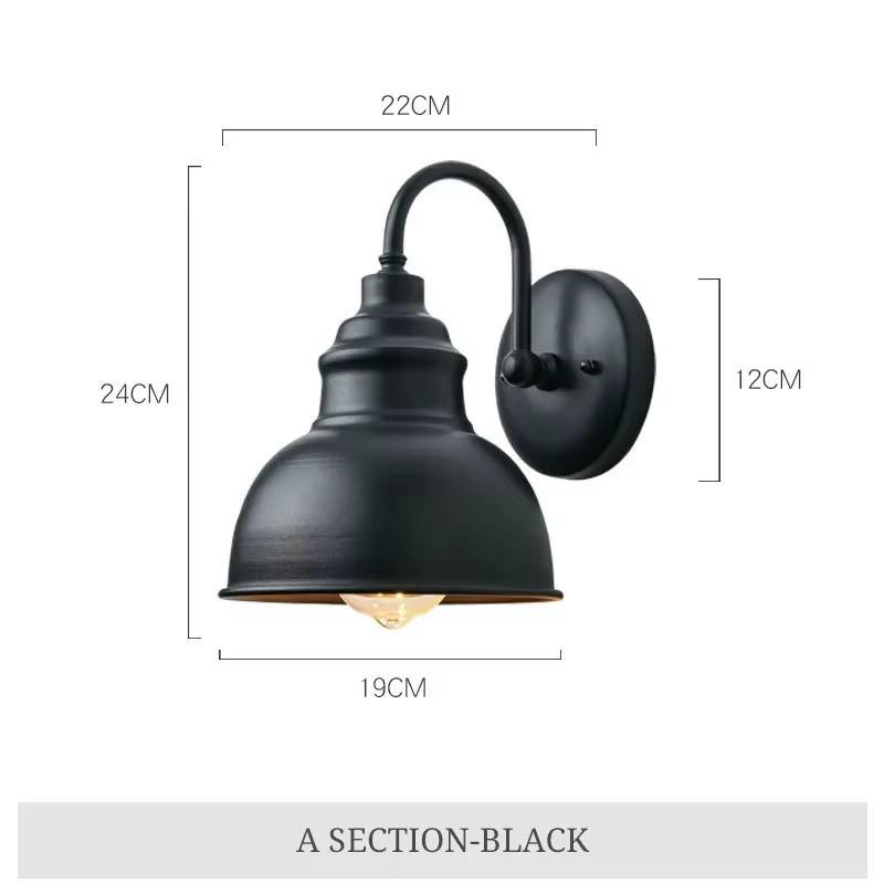 Retro LED Wall Lamp Waterproofing Lighting For Garden Porch  Living Room Balcony Corridor Outdoor Interiorit Lighting Fixtures
