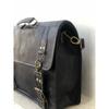Schwarzes Leder Messenger Herren Schulter Laptop Satchel Aktentasche Vintage Tasche