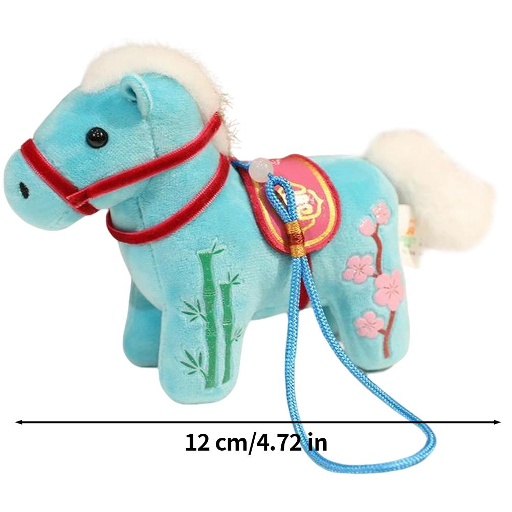 Mini Sac à Dos Sac à Main Cheval en Peluche Ornement Décoratif Suspendu 2026 Année du Cheval Mignon Cheval Pendentif Cadeau de Festival