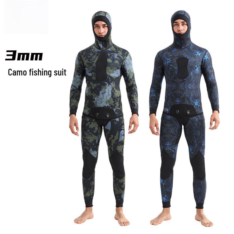 WEZHO 3mm Spearfishing & Diving Wetsuit Set