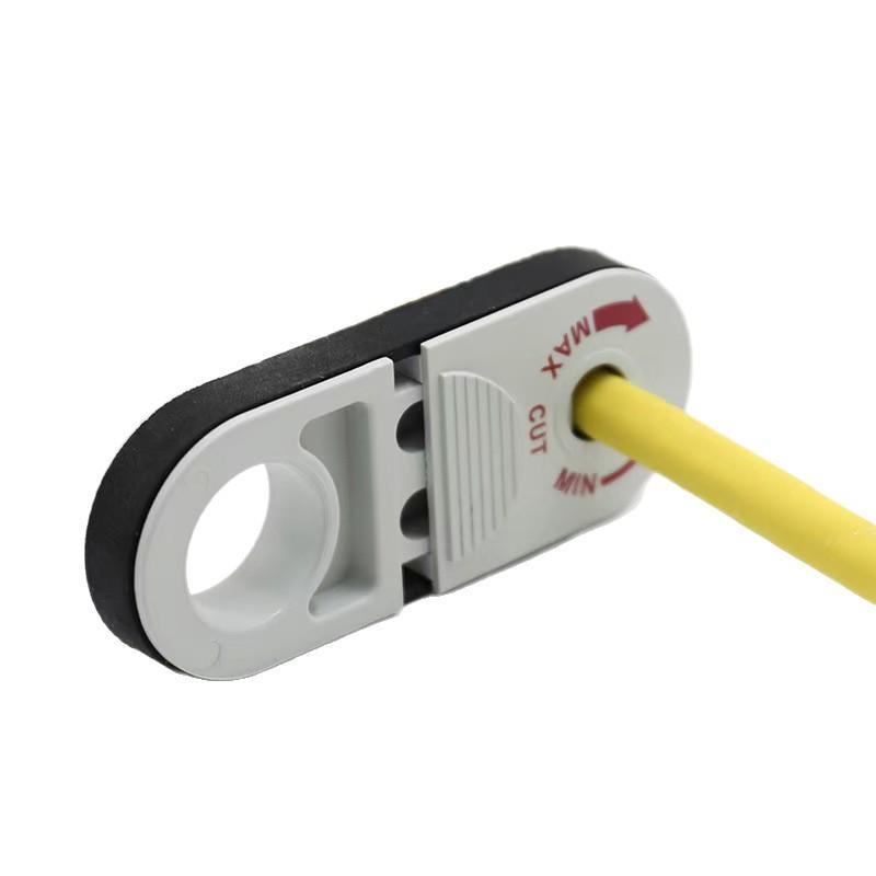 Universal Pocket Size Coaxial Cable Stripper Networking Fast Wire Stripping Tool Professional Coaxial Cable Stripper Tool