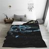 Stars Treks Deep Space Nine Flannel Blankets Station Logo Novelty Throw Blankets Bed Sofa Couch 150*125cm Plush Thin Quilt Warm
