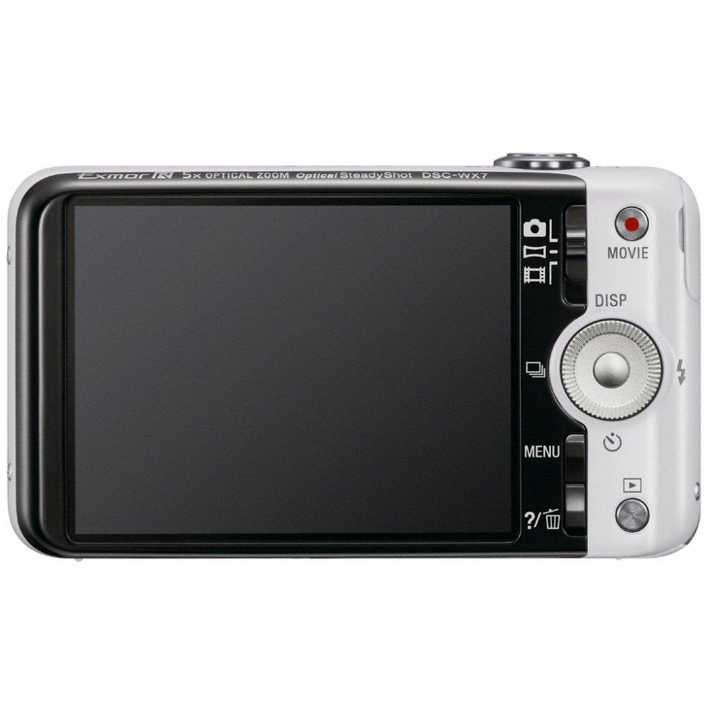 SONY Cybershot WX7 Digital Megapixel 5x Camera, 16.2 CMOS, Optical, White, DSC-WX7/W