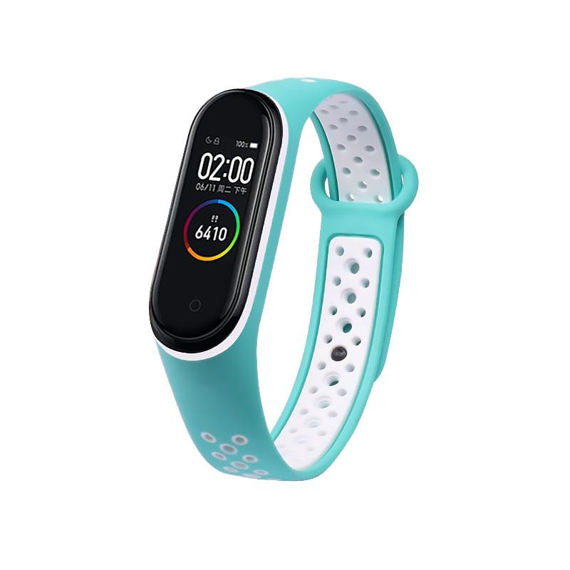 Breathable Strap For Mi Band 3 4 5 6 7 Smart Watch Wrist M3 M4 Bracelet For MiBand 7 6 5 Miband Strap Replacement