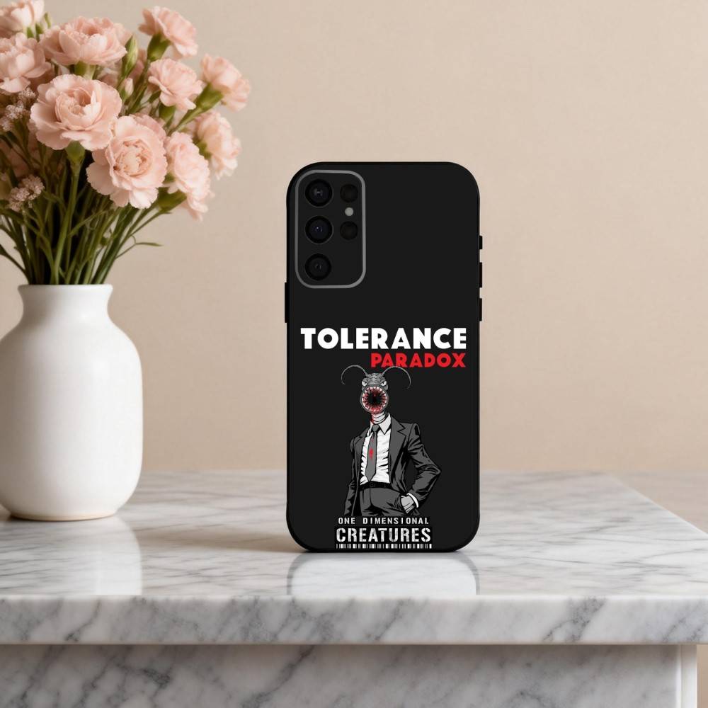 Punk T-The P-Paradox Band Phone Case For Samsung S25,24,23,22,30,21,10,9,Ultra,Plus,Lite,FE,4,5 G Soft Black Case