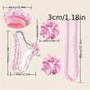 2pcs Heat Free Hair Curler Satin Silk Sleeping Cap Set Headwrap for Natural Curly Hair Long Hair Care Wave Sleeping Curling Tool