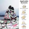 1pc Kuromi's Magical Adventures Blanket, Soft Warm Throw Blanket for Home Decor, Living Room, Travel, Camping, Car Blankets, Beach, Office Naps, Gift
