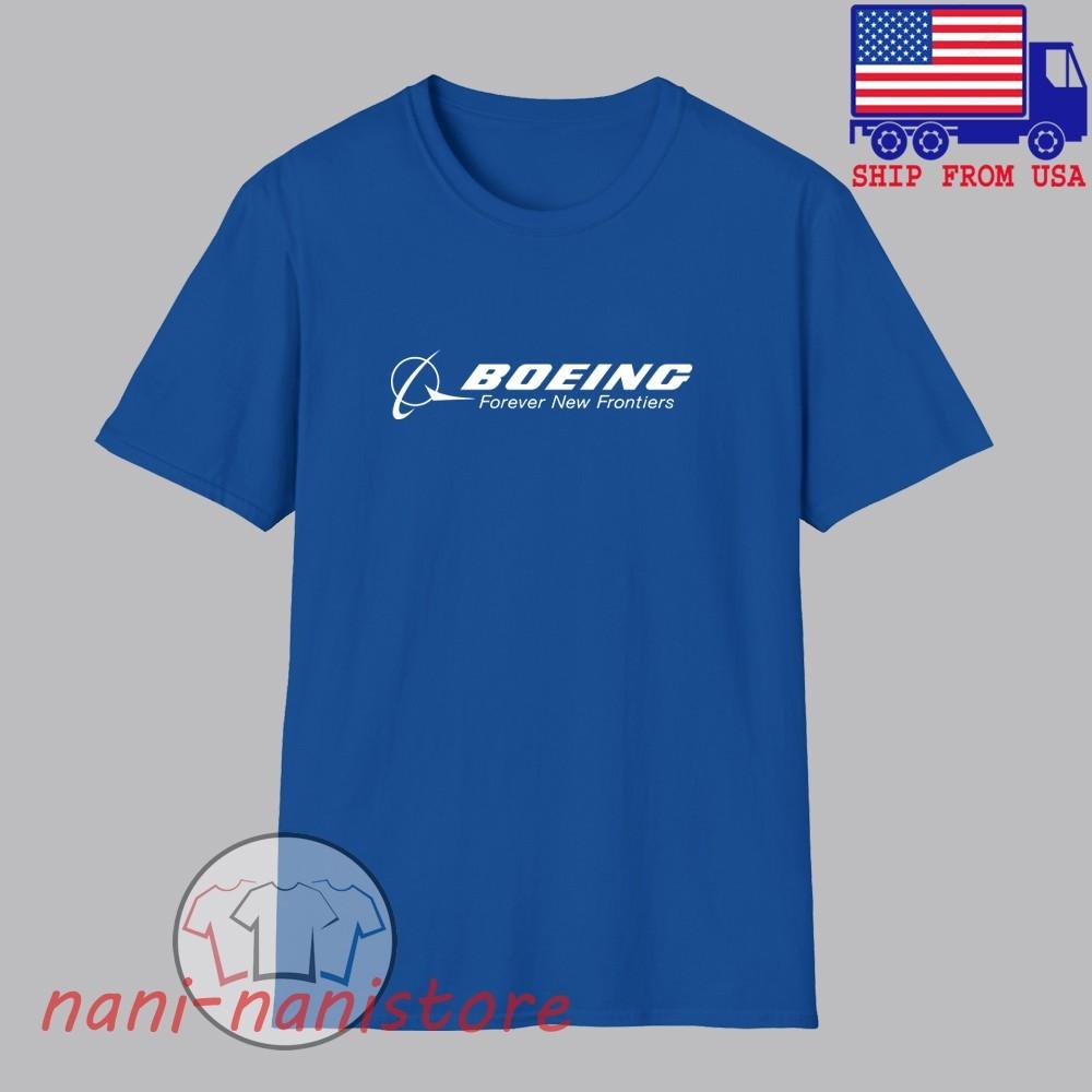 

Boeing Aerospace Aviation Men#039;s Blue Size S5XL Unisex T-Shirt M