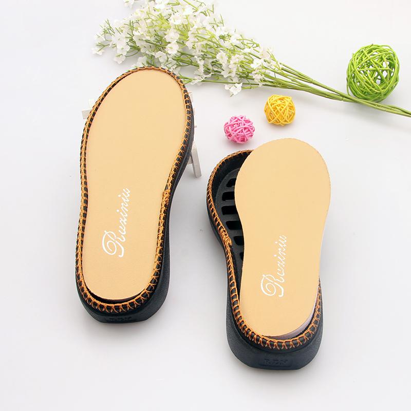 DIY Hand Knitting Materials Slippers Rubber Outsoles for Shoes Platform Anti-Slip Crochet Needles Indoor Slippers Sole EVA