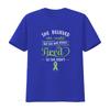 Lyme Disease T Shirt Women Invisible Chronic Illness Ribbon Awareness Spoonie Spoon Theory Green She Believed Could But