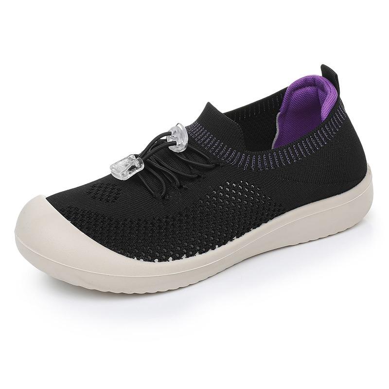 Shoes women's summer new fashionable versatile breathable women's single shoes soft sole non-slip one pedal shallow lazy shoes