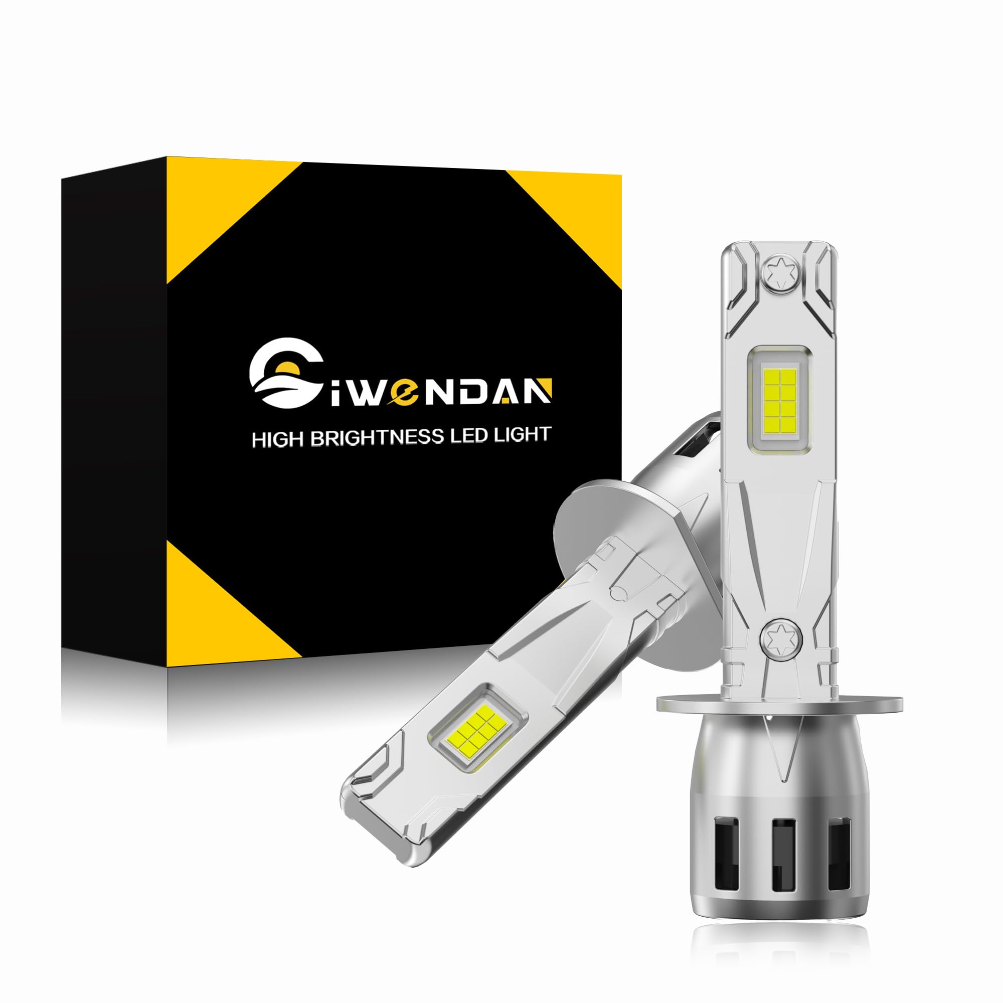 

CIWENDAN H1 LED Headlight, Explosive Light, 20,000 LM, New Standard Vehicle Inspection, High Power белый