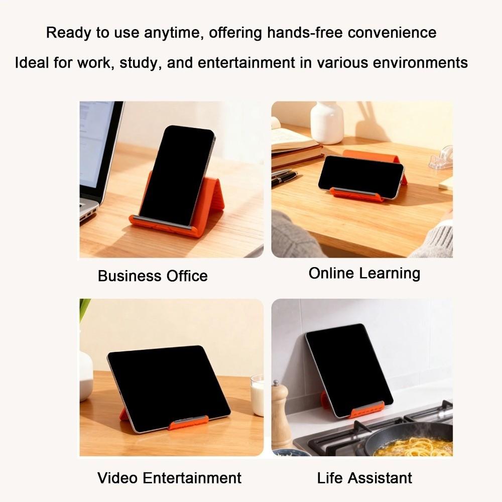 Adjustable Foldable Phone Stand Flexible Desktop Tablet Stand  Watching Videos