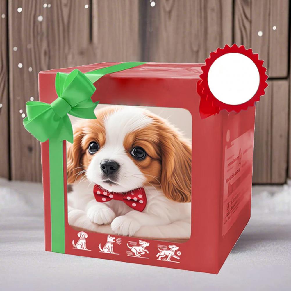 Electric Pet Robot Dog Realistic Fluffy Puppy Robot Interactive Toy Dog Walking Barking Tail Wagging Dog For Kids Adults Gift