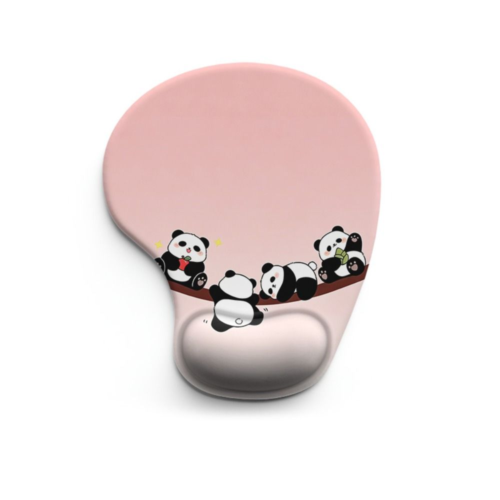 Silicone Comfortable Wrist Rest Non-Slip Desktop Wrist Support Cartoon Animal Mouse Pad  Computer