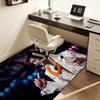 "Elvis Presley Inspired White Jacket with Gold Beads - Rock Star Costume"Office Mat Perfect for Home Decor Office Desk Chair Rugs Chair Carp