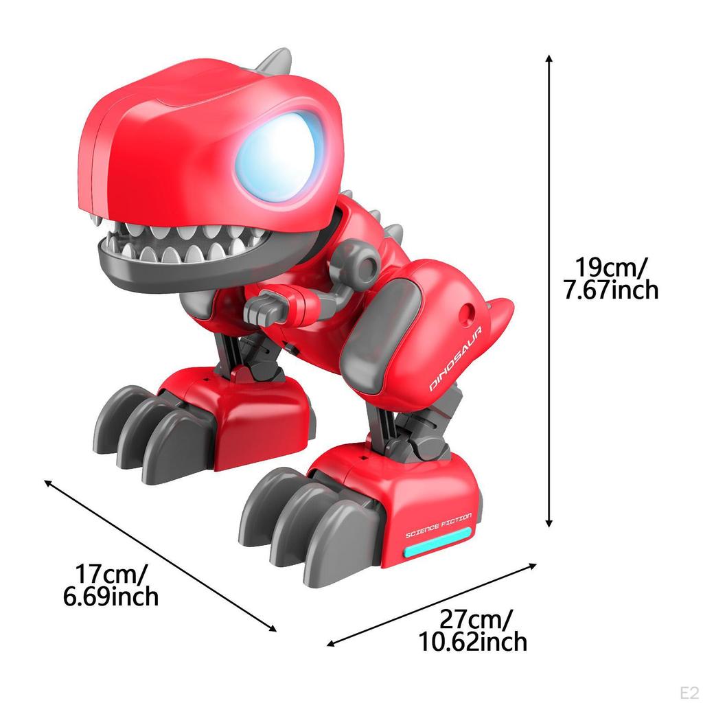 Mechanical Dinosaur Toy Electric Tyrannosaurus Rex Assembling Walking Robot
