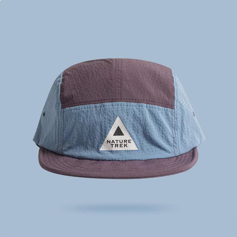 Unisex Outdoor Running Cap Short Brim Quick-Dry Breathable Mesh Sun Protection Hat for Running Cycling Hiking