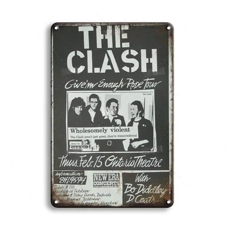 Vintage Classics Rock Band Art Metal Poster Tin Sign Music Bar Pub Club Retro Man Cave Living Room Workshop Decorative Plaques