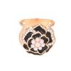 Camellia Flower Versatile Scarf Buckle for Small Square Scarves and Clothing Straps