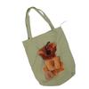 Pet Canvas Shoulder Bag Breathable Portable Pet Outing Shoulder Bag Cute Dog Carrying Bag Adjustable Cat Carrier Bag