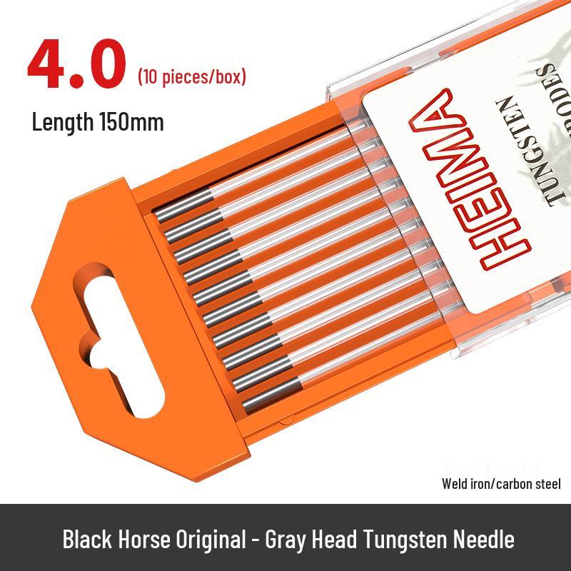 Dark Horse Wolframnadel- und Stangen-Set mit Cer/Thorium-Elektroden für Argon-Lichtbogen-Schweißbrenner: Größen 1,6 mm, 2,0 mm, 2,4 mm, 3 mm.