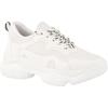 Shoetopia Women's Block Heel Sneakers White (8 UK)