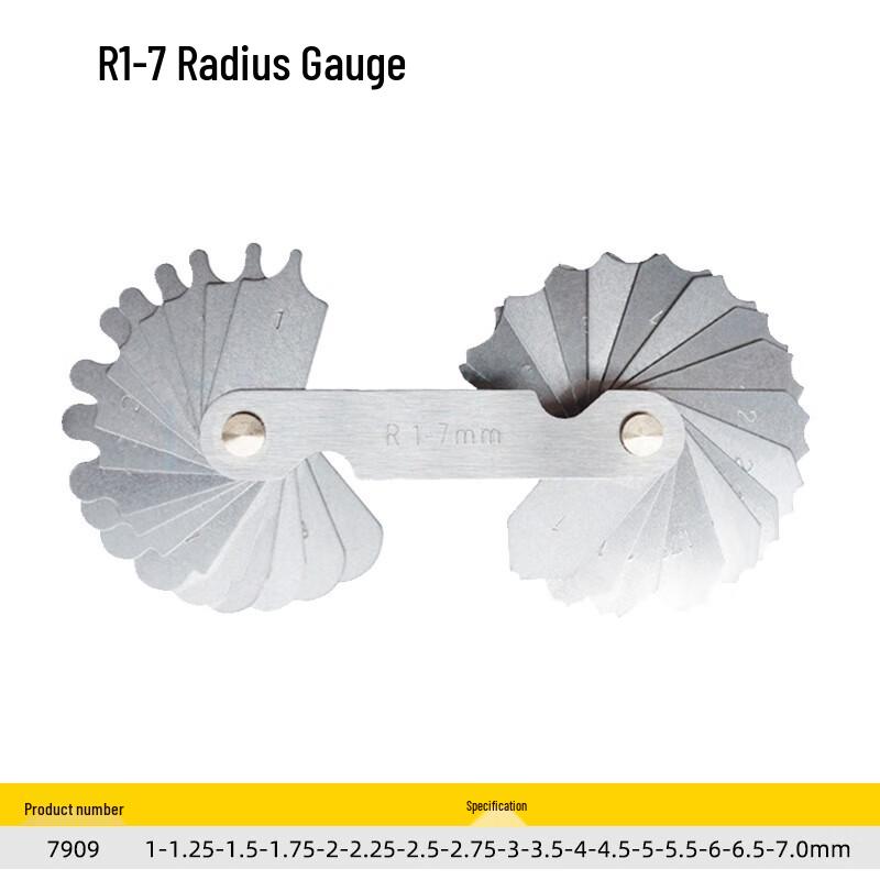Paola 1.0-7mm Radius Gauge 7909