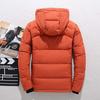 Winter Warm White Duck Thick Down Jacket Veste Outwear Men's Snow Parka Hooded Jacke Coat