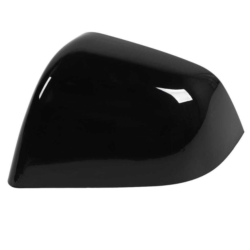 Side Mirror Cap Cover Black Painted Protective Side Rearview Door Mirror Cover Replacement for Tesla Model Y 2020 to