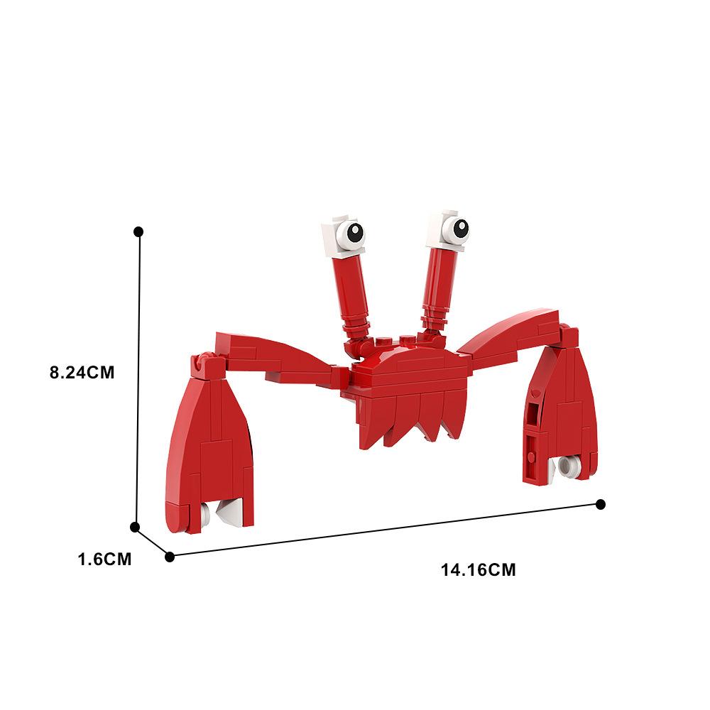 Garten Of Banban Bricks Game Green Monster Jumbo Josh Opila Bird MOC Model Building Blocks Children's Educationa Fans Kids