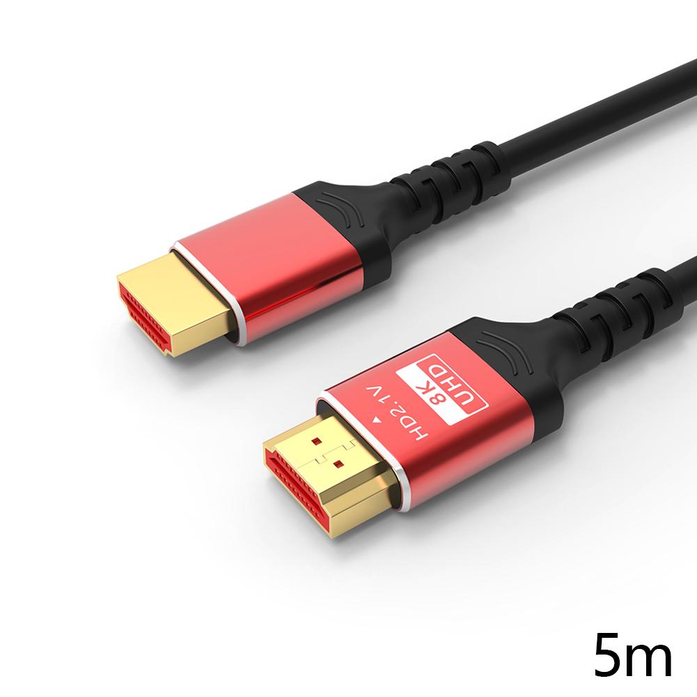 

1 1.5 2M HDTV 8K Кабель 60Гц 2.1В 4K 120Гц 3D Для ТБ Комп ютерного Монітора Проектора Ігрової Консолі PS Аудіо та Відео 5m